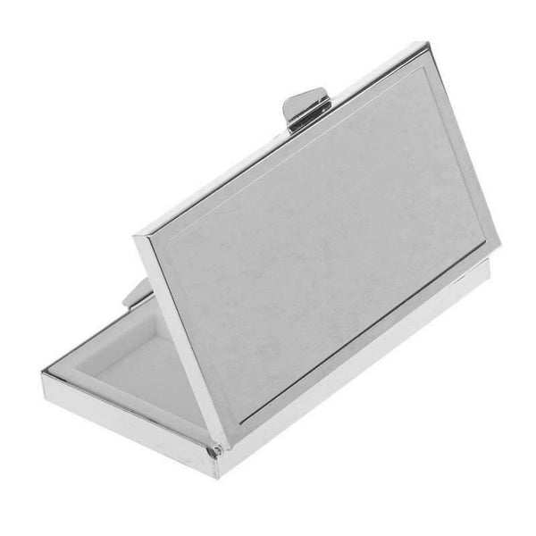 Mini Travel Metal Pill Box Medicine Organizer Container Tray Box Case Stora T2W8