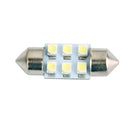 Car 6 SMD LED 3528 31mm Interior Dome Festoon Bulb Light Lamp White DC 12V