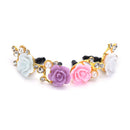 2x 3.5mm Rose Crystal Anti Dust Cap Earphone Jack Plug Stopper For Cell Phon  Ew
