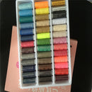39 Colors 200 Yard Mixed Color  Polyester Spool Thread For Hand Sewing Machine