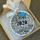 2020 Annual Events Christmas Ornament Remembering Ornament For The New Year D7L3