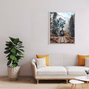 5D DIY Full Drill Diamond Painting Train Home Decor Rhinestone Mosaic Kits