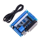 MACH3 CNC 5 axis interface breakout board for stepper motor driver CNC mill 3CAU