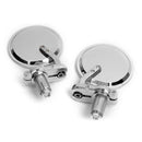 Cnc Motorcycle Moto Bike 7/8Inch 22Mm Handle Bar End Mirrors Collapsible Fo T5K1