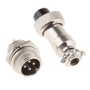 GX12 4 Pins Waterproof Aviation Connector Plug & Socket