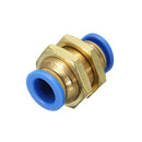 5pcs Nylon Pneumatic Bulkhead Connector Push In Fittings Air/Water Hose 10mm