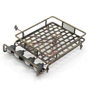 RC 1:10 Roof Luggage Rack LED Light Bar Wrangler for Tamiya CC01 SCX10 Axia