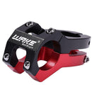 31.8x28.6x45mm Bike Stem Hollow Riser Outdoor Riding Accessory (Black Red)
