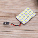 T10 5050 24SMD LED Panel Car Interior White Light Festoon Dome Lamp Blub