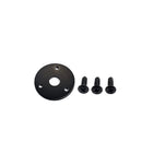 Metal Round Jack Plate Guitar Output Jack Plug Socket for Guitar Bass Black