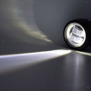 Boat Motorcycle Waterproof Angel LED Spotlights Headlight Work Light Round