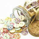 Buttons for Kids Button WOOD Kids Buttons Colorful Mix Scrapbooking Mix 15  J5E6