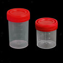 10Pcs 60ml Graduated Measuring Specimen Cup Sterile Container with Lid
