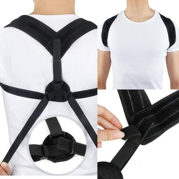 Posture Corrector Clavicle Support Brace for Women & Men Resistance Band Fix x 1