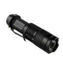 7W 1200LM 1-Mode Mini Zoom In/Out Q5 LED 14500/AA Flashlight Torch Camping Light