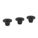 Replacement 3 Pieces Plastic Guitar Bass Amplifier Volume Tone Control Knobs