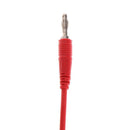 2 pcs 4mm Banana Plug to Crocodile Alligator Clip Test Probe Lead Wire Cable 1m