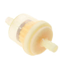 10PCs Plastic Motorcycle Inline Fuel Filter for 1/4'' 6mm 5/16'' 8mm Pipes Clear