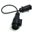 7Pin To 13 Pin Trailer Adapter Lead Converter Cable Wiring Connector Plug Socket