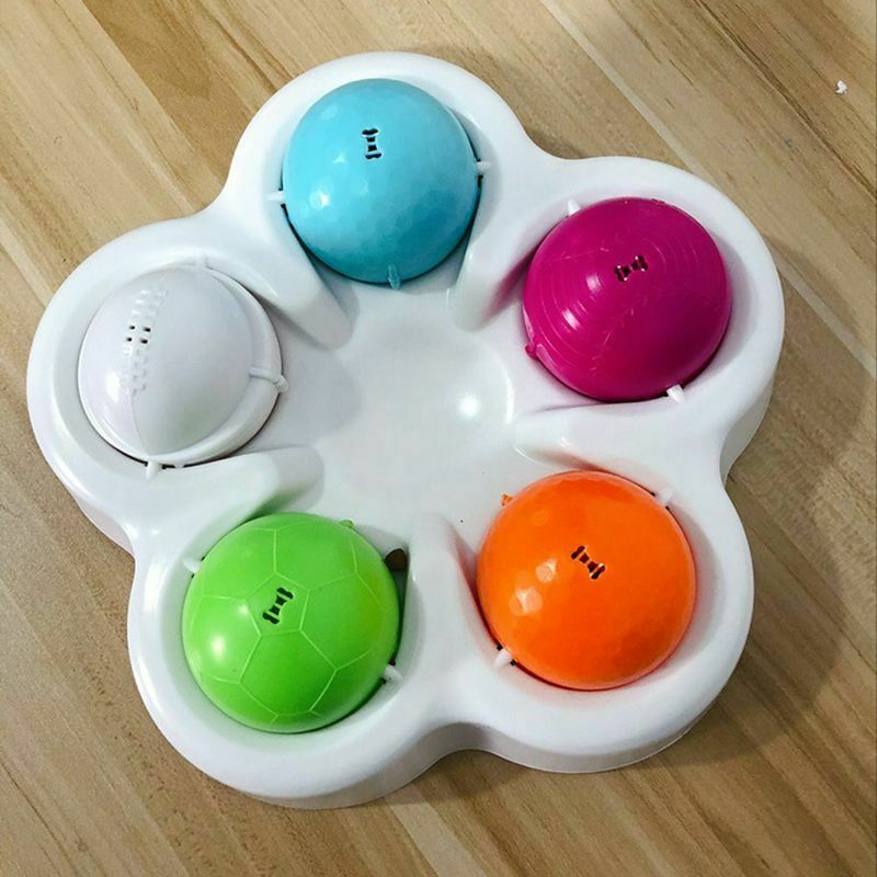 Funny Pet Toys Cat Crazy Ball Disk Interactive Amusement Plate Pet Cat IQ T B8Q3