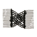 Magic Hair Combs Black Beads Double Hair Clips Stretchy Hair Accessories
