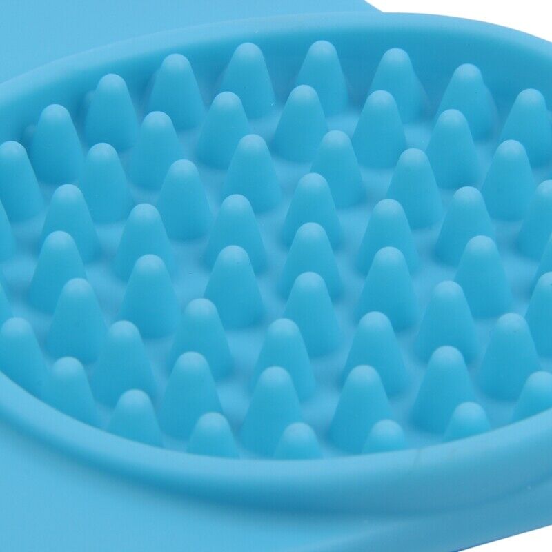 Pet Bath Treater Wall Mounted Dispensing Mat Pet Bathing Dog Training Lick  N6D9