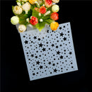 star layering stencils diy scrapbooking album masking painting template BSES