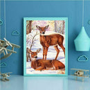 Two Deer DIY 5D Full Drill Diamond Painting Embroidery Cross Stitch Home De
