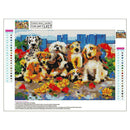 5D DIY Full Drill Diamond Painting Dogs Animal Cross Stitch Embroidery Kits