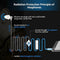 White In Ear Stereo Air Tube Anti-radiation Headset Radiation Proof Hea VNL