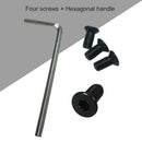 4Pcs Scooter Handlebar Front Fork Tube Screws With Hexagon Handle Replaceme R6S9