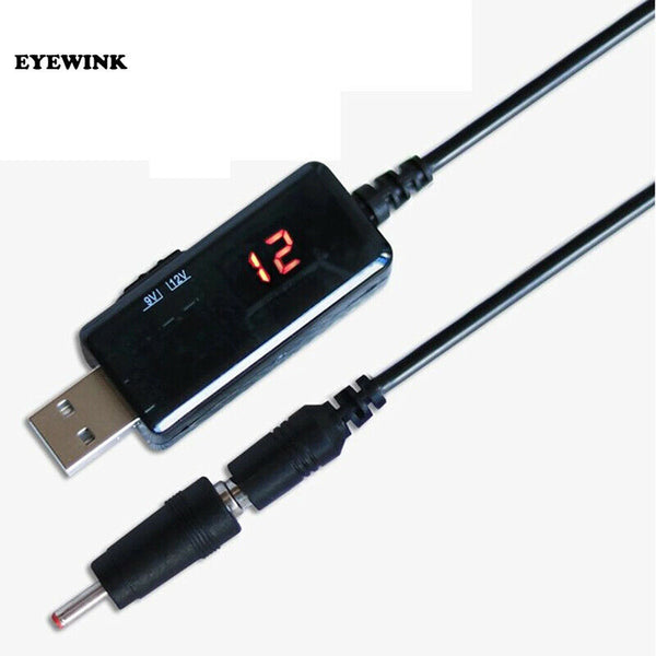 USB Boost Converter DC 5V to 9V 12V USB Step-up Converter Cable + ConnectorSEAU