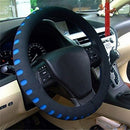 Universal OSAN Rubber PU Leather Auto Car Steering Wheel Cover Multi Colorã€  J%o