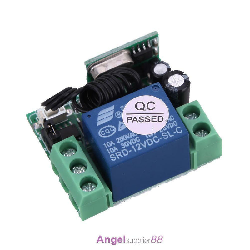 Wireless Remote Control Switch DC12V 10A 433MHz Transmitter with Receiver Box