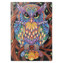 DIY Owl Special Shaped Diamond Painting 50 Page A5 Sketchbook Painting Book