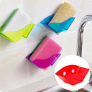 Double Suction Cup Sink Sponge Holder Kitchens Drying Rack Storage Organizer New