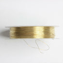 2 Roll 22 Meters Iron Wire Cord for Jewelry Making Craft DIY Headpiece 0.3mm