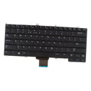 US Layout Replacement Laptop Keyboard Glossy Black Frame for DELL Latitude 12