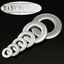 105pcs Stainless Steel Washers Metric Flat Washer Screws Kit M3 M4 M5 M6 M8 M10