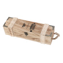 2pcs Retro Wood Single Wine Box Storage Packaging