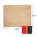 Outdoor Camping Fireproof Cloth Flame Retardant Mat (Glass Fiber 100x80cm)