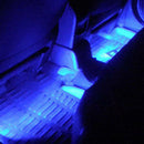 4x3 LED RGB Car Interior Atmosphere Footwell 12V Light Decor Charger
