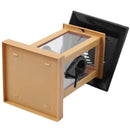 New Solar Parrot Feeder Led Light Bird Feeder Station Hanging Pigeon Crow P