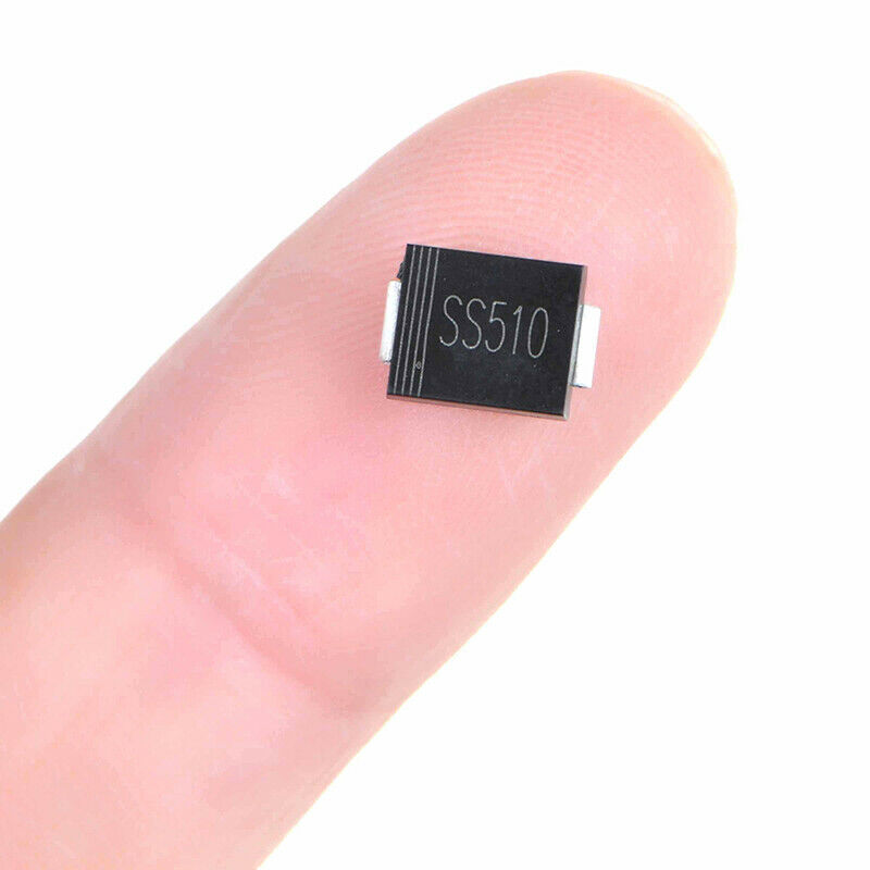 50pcs SS510 SR5100 SMC 5A/100V DO-214AB Chip Schottky Diodes Surface MountB Ew