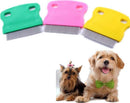 Hair Lice Nit Pets Flea Egg Dirt Dust Remover Steel Tooth Comb Health Brush SP