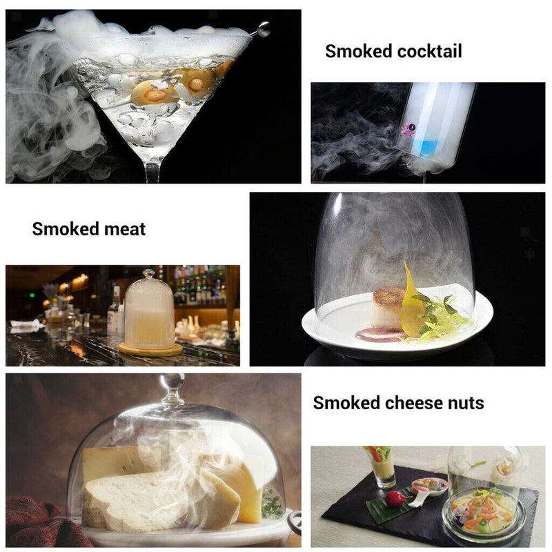 Cold Smoking Gun Handheld Food Smoker for Cocktail Drinks Quick Smoke Flavor