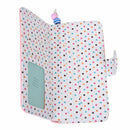 Women's wallet Zipped PU Leather purse Pink Dots Card Wallet