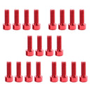 20pcs Bike Water Bottle Cage Holder Bolts Screws Durable Hex Socket Screws