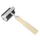 5cm Rolling Tool Rubber Roller Brayer with Wood Handle for Craft Tools