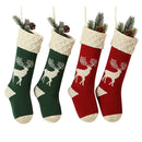 4pcs Christmas Acrylic Decor Candy Gift Bags Ornaments Reindeer Stockings Cover
